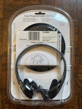 Durabrand Programmable CD Player Headphones CD-565 Black-Silver Brand New Y2K