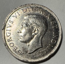 1939 Canada Silver Dollar $1