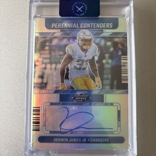 2022 Contenders Optic - Perennial Contenders Autographs Derwin James Jr /75 ⚡️⚡️