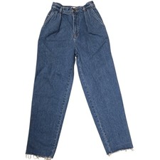 Vintage Calvin Klein Sport Jeans Medium Wash Sz 4 Made In USA 100 Cotton Women