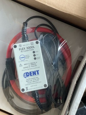 Dent Instruments FLEX 3000L 600v-ac 0-300a 0-333mv Ac Current Probe New