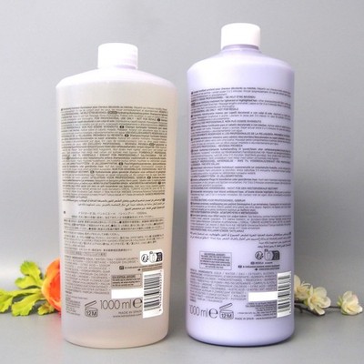 With Pumps Kerastase Blond Absolu Bain Lumiere & Fondant Cicaflash