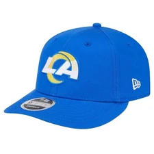 New Era 9FIFTY Low Profile NFL Los Angeles Rams Mens Hat Cap Snapback Main Blue
