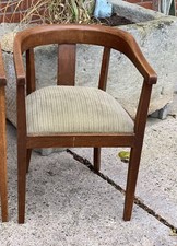 Sessel ArmlehnerBauhaus Hufeisenform Eiche Schreibtischstuhl