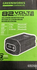 Greenworks 82V 5Ah Battery W/Bluetooth and Digital 82BD500 - NEW