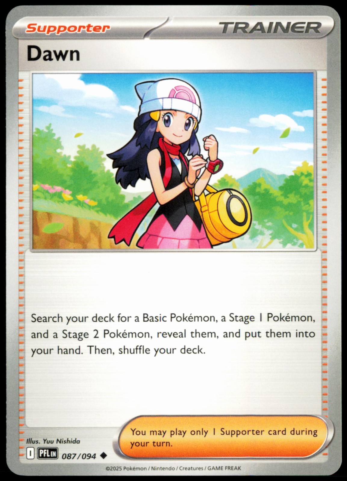 Dawn 087/094 Uncommon Phantasmal Flames NM Pokemon PFL