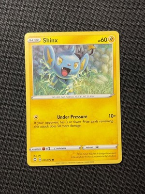 Shinx 031/072 Common Shining Fates Pokemon Near Mint