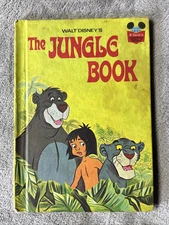 The Jungle Book Hardcover Walt Disney 1974 Random House Book Club Edition
