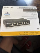 NETGEAR GS308-300PAS GS308 8 Gigabit Port Unmanaged Ethernet Switch NEW