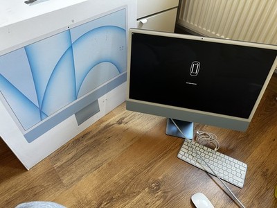 Apple iMac 24 Zoll 512GB SSD, Apple M1, 8GB blau