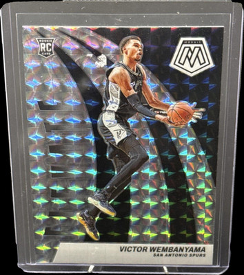 2023-24 Panini Mosaic Victor Wembanyama #18 Elevate Mosaic RC Spurs