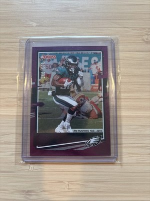 2020 Panini Donruss - Miles Sanders #207 Season Stat Line /500