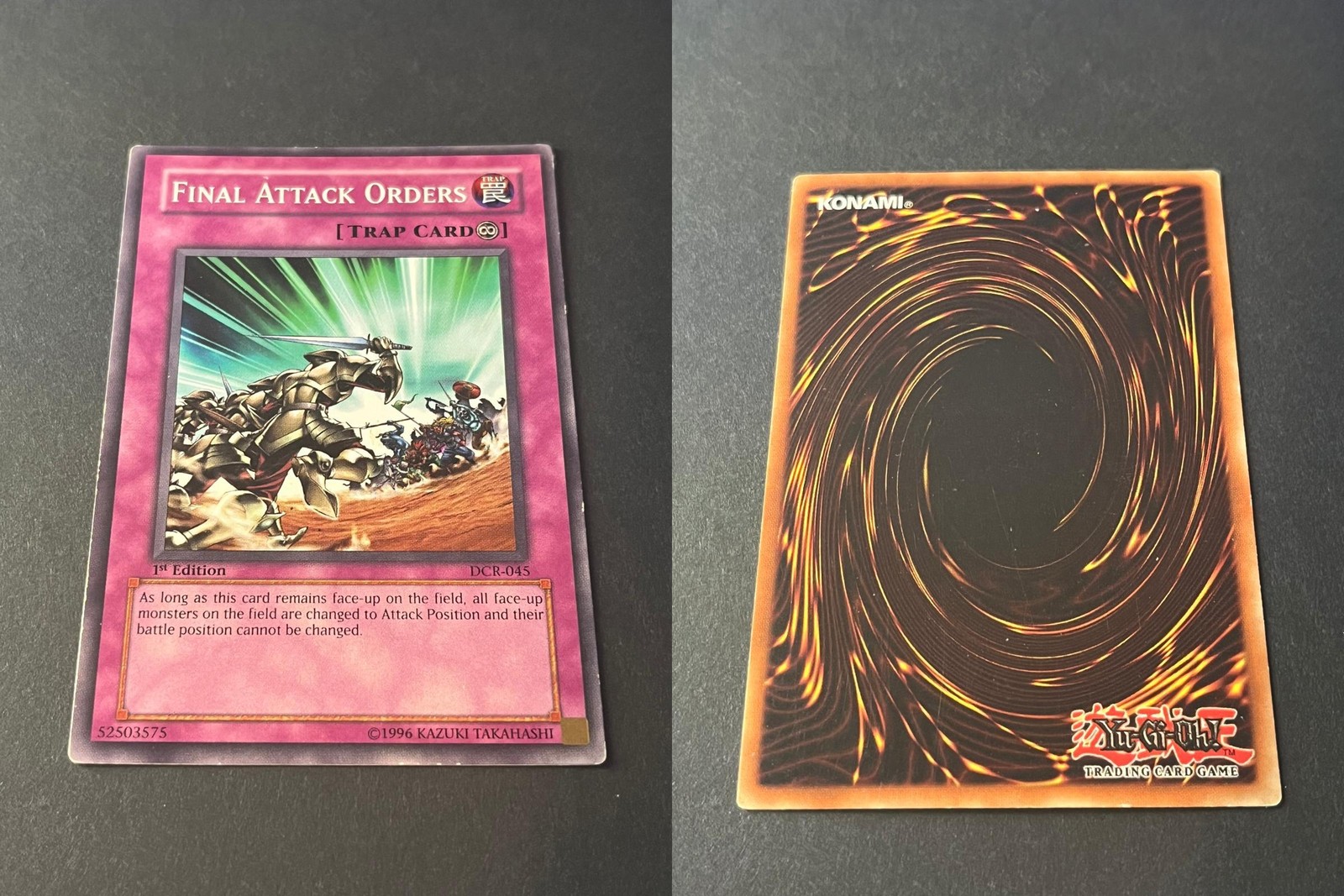Final Attack Orders DCR-045 Common Dark Crisis Yu-Gi-Oh 1st Edition LP