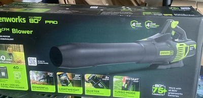 #ad Greenworks 80V Brushless Leaf Blower 730 CFM Tool Only BLB489 $110.00