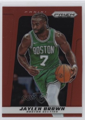 2024-25 Panini Prizm Deca Red Prizm 156/199 Jaylen Brown #59 0xh3