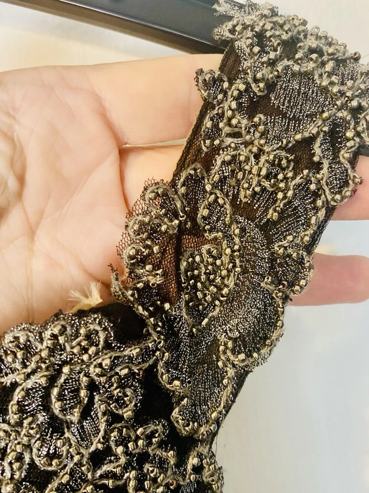 Vestido Faviana Negro Encaje Hombro Descubierto Baile de graduación, Dama de honor, Madre de Novia Talla 2 Foto 4 de 4