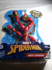 Marvel Spider-Man Bend and Flex Iron Spider Action Figure Toy 2019 Hasbro Disney