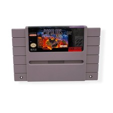 Populous (Super Nintendo Entertainment System, 1991) SNES Cartridge Only -Tested