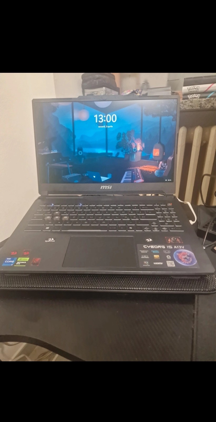 MSI Cyborg 15 A13VE 15,6" FHD i7-13620H 16GB SSD 500gb Nero Win11 In Garanzia