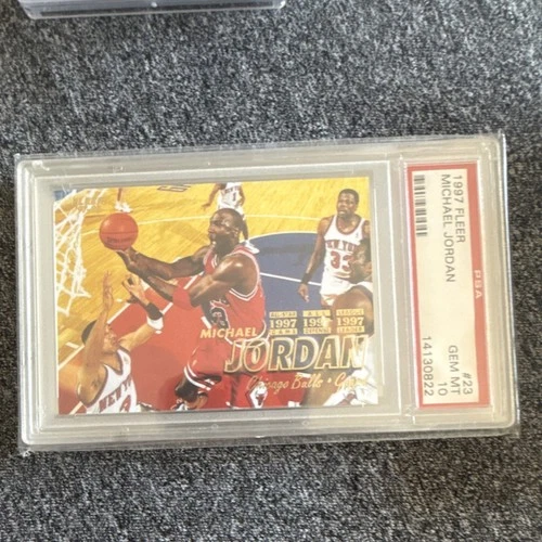 Fleer 1997-98 Michael Jordan #23 PSA 10 Chicago Bulls Base Set