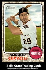 2017 Topps Heritage Francisco Cervelli #13 Pittsburgh Pirates MLB Baseball 