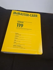 Mcmaster-Carr Catalog No. 119 -  New Jersey Edition. Gently Used Good Condition