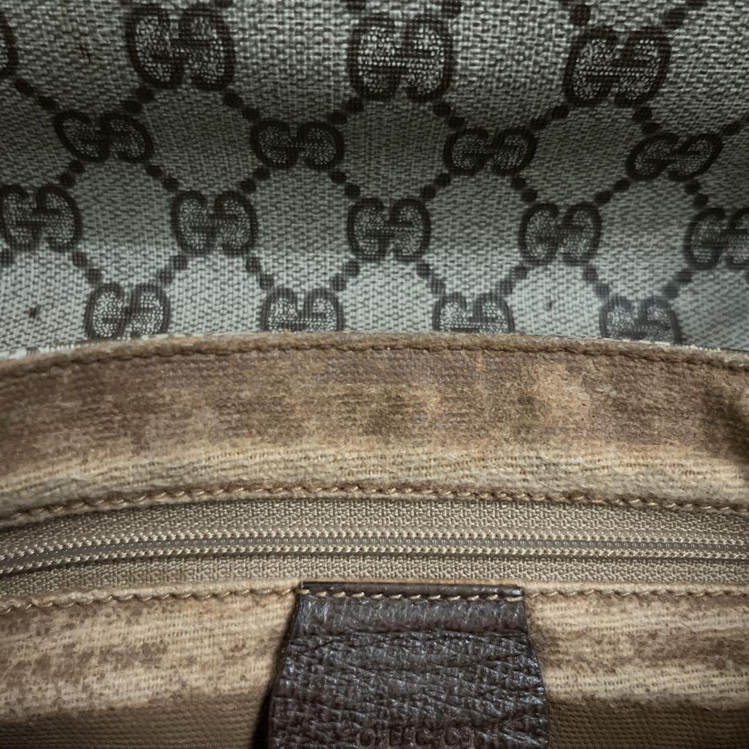 Old Gucci Gg Pattern Interlocking Mini Shoulder B… - image 12