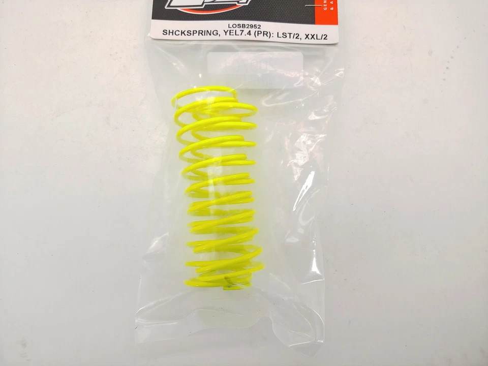 Team Losi LOSB2952 Shock Spring Yellow (Pair) 1/8 LST LST2 XXL XXL-2 AFT - Image 3 of 4