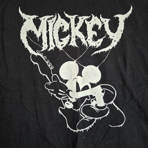 BooHoo Man Disney Black Shirt ~ Size M Men's ~ Mickey Mouse - Picture 3 of 9