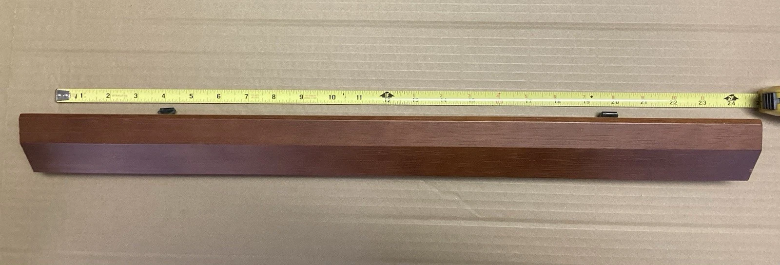 24” Floating Wall Shelf Picture Photo Ledge Display Solid Wood Hanging Shelves
