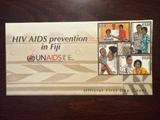FIJI FDC COVER 2011 YEAR AIDS HIV SIDA HEALTH MEDICINE STAMPS