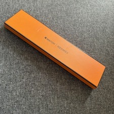 Genuine Apple Watch Hermes FAUVE RALLYE Leather Single Tour Band 46mm 45mm 44mm