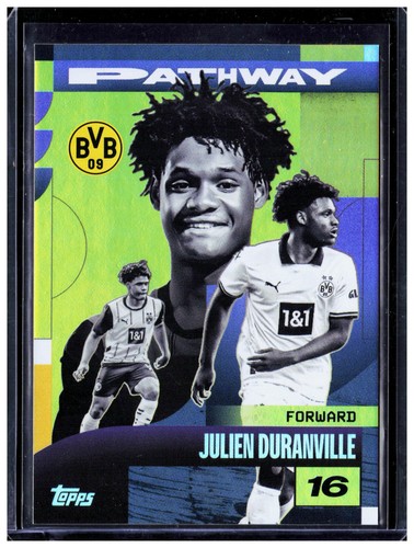 Julien Duranville Pathway 2024-25 Topps Borussia Dortmund Team Set