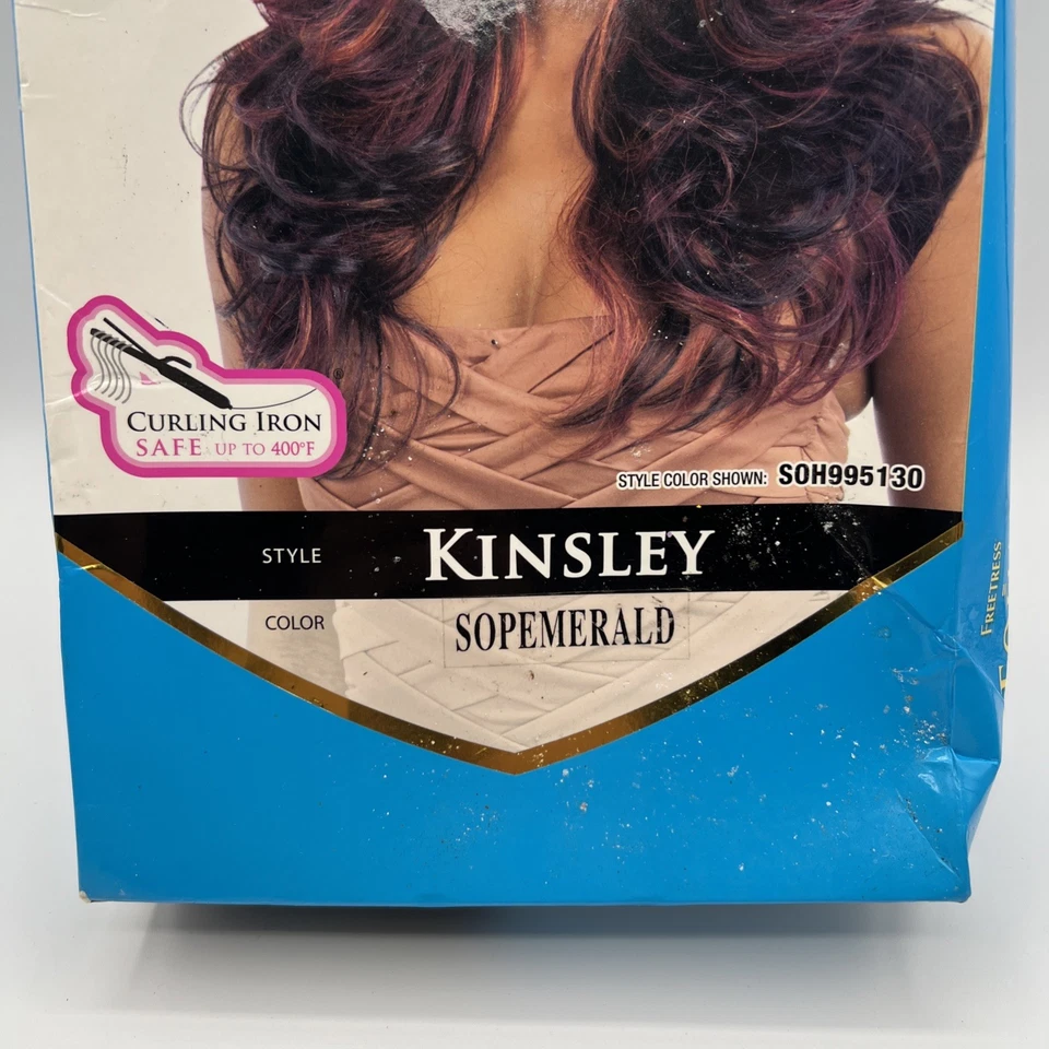 Karissa By Freetress Equal Deep Invisible Part Kinsley Sopemerald 假发带盒 — 第 3/4 张图片