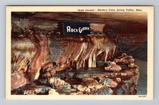 Spring Valley MN-Minnesota Rock Garden Mystery Cave Vintage Postcard