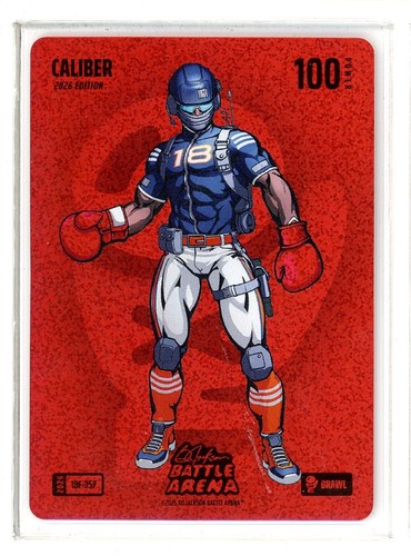 2026 Bo Jackson Battle Arena Caliber Caleb Williams Brawl Icons Foil (KD)