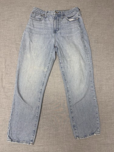 Madewell The Curvy Perfect Vintage High-Rise Jeans Light Wash Women's Size 28