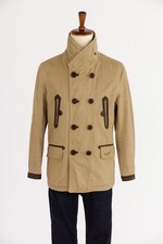 Joules Men’Size M Double Breasted Coat–Tom Joule Jacket Military Style