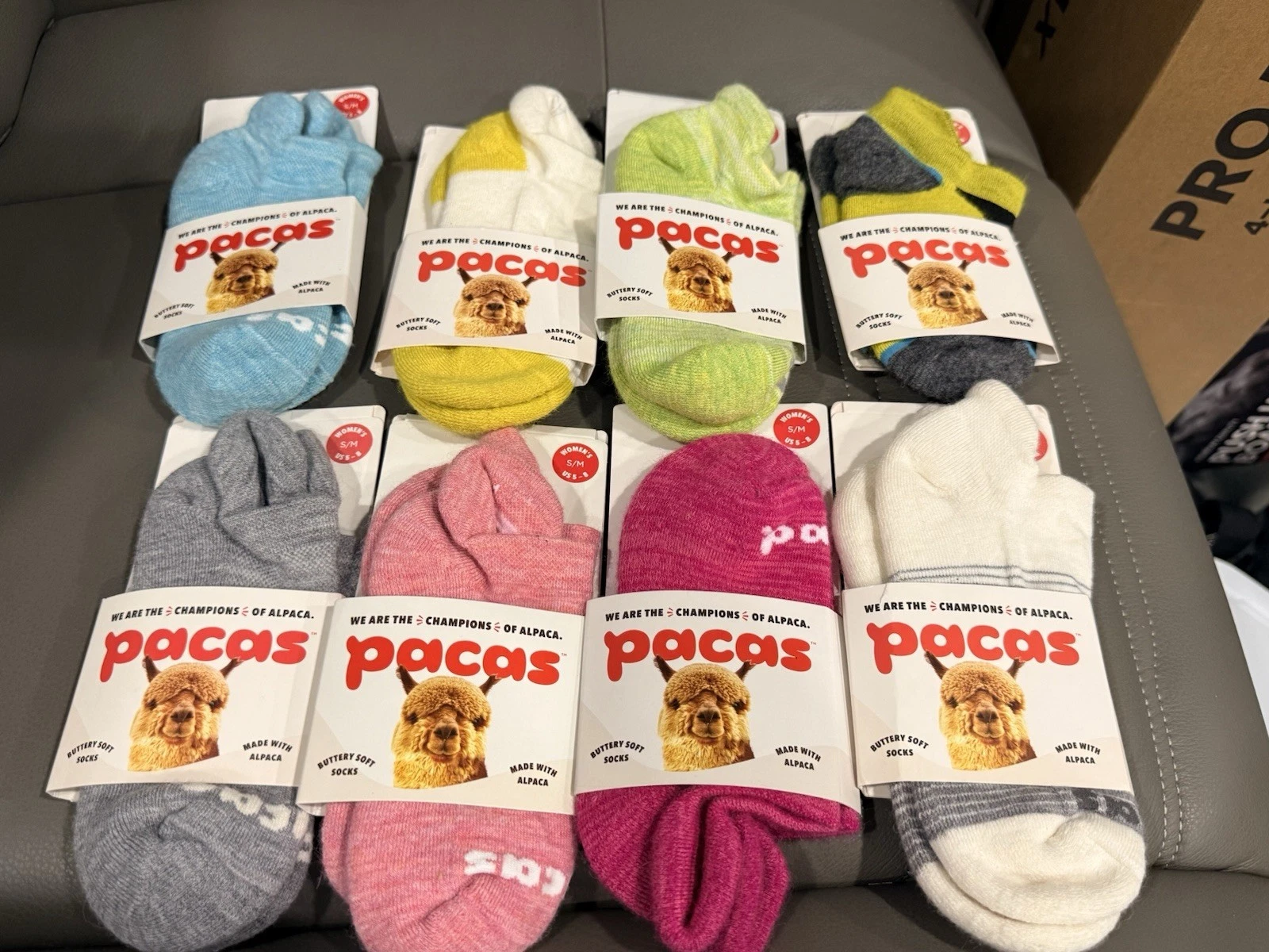 Pacas Alpaca Women’s Low Cut Socks Multicolor S/M 8 Pair