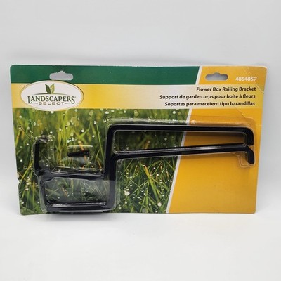Flower Box Railing Bracket Landscapers Select 2 Per Pack-#4854857 Rust Resistant