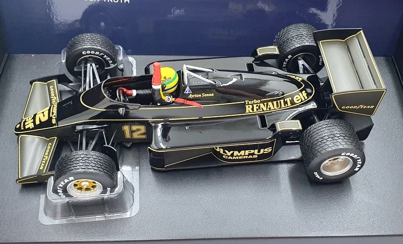 Minichamps escala 1/18 540 853872 Lotus Renault 97T #12 GP Portugal 1985 A. Senna Foto 4 de 4