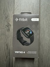 Fitbit Versa 4 Fitness Smartwatch - Black Brand New Sealed, retails for 199.