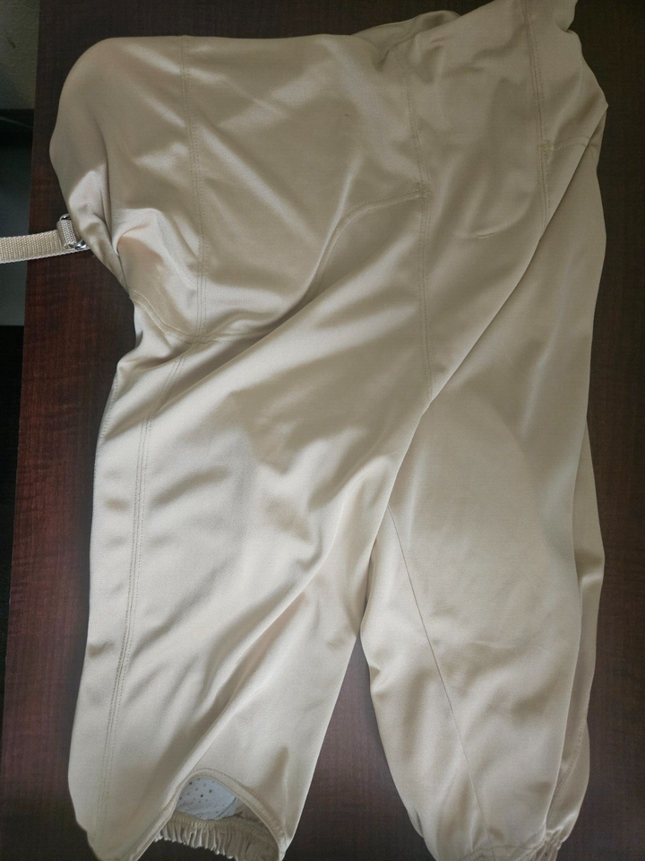 Champro Football Pants Adult Size XL Gold SewnIn Safety Pads BuiltIn