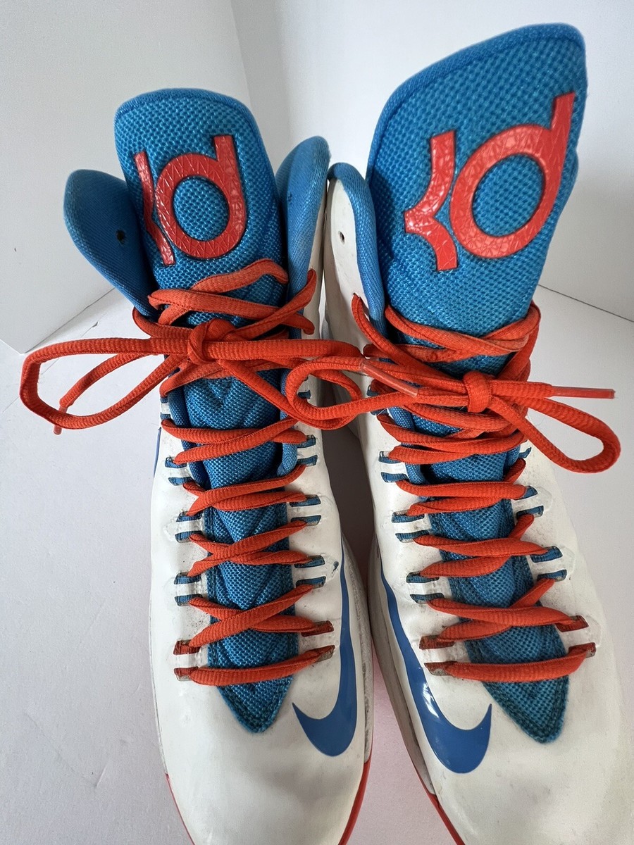 kd shoes blue and orange