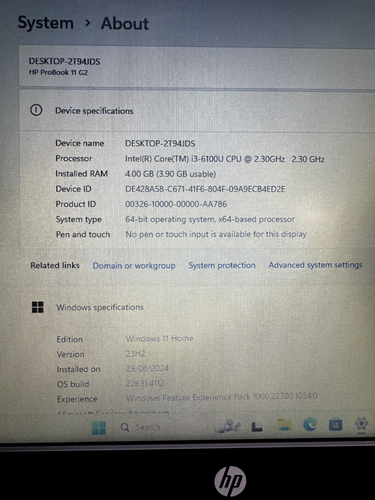 3 x HP Probook 11 G3 Laptops | Core i3 | Bulk Buy - Picture 2 of 5