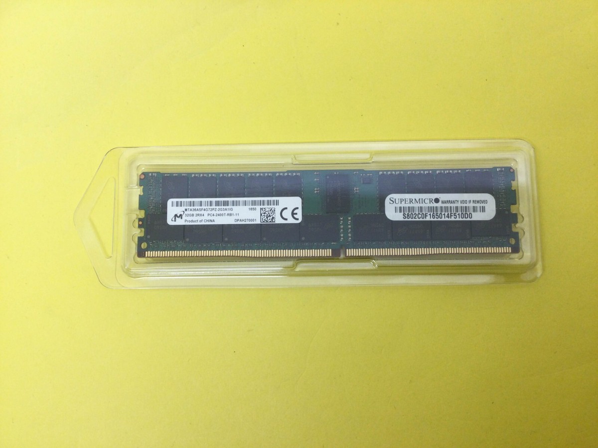 MICRON 32GB (1X32GB) 2RX4 PC4-2400T DDR4 SERVER MEMORY