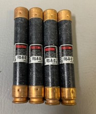 Lot of 4 Bussmann FRS-R-10 Dual Element Time Delay Fuse 600VAC 10A