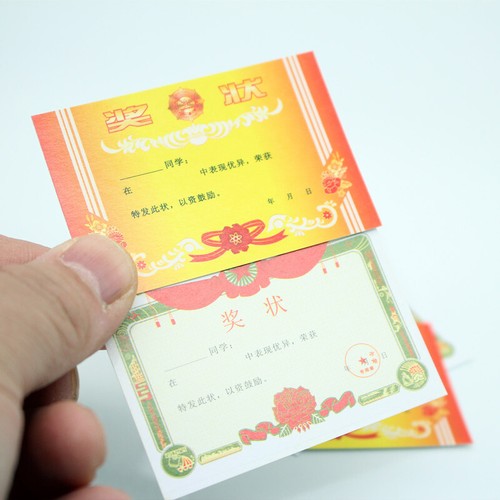 5Pcs Dollhouse Certificates Of Award Paper Dollhouse School Family ...
