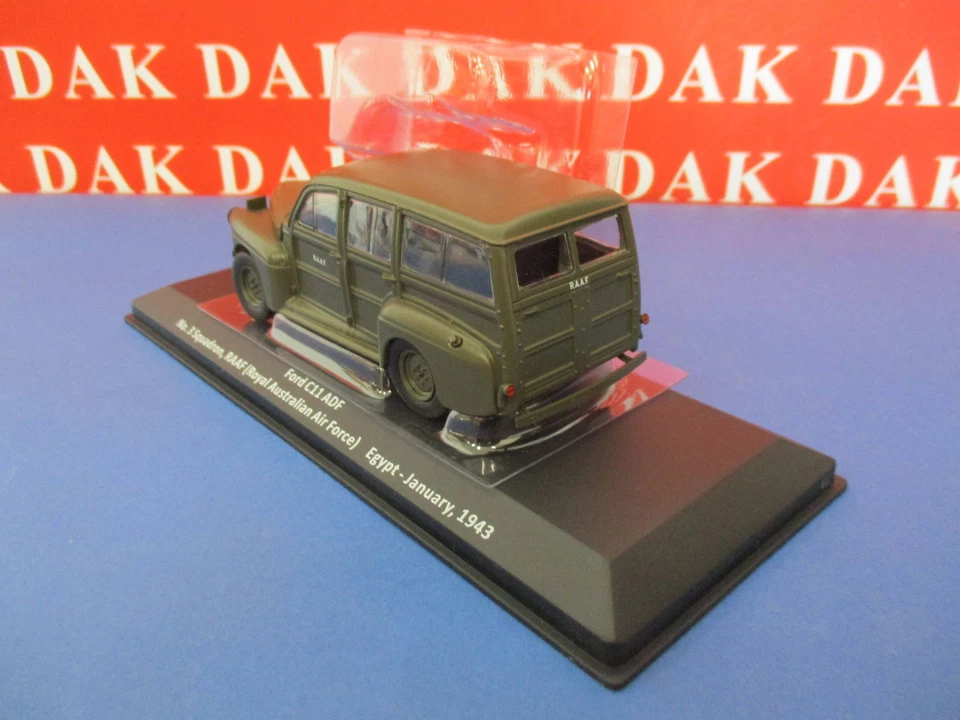Die cast 1/43 Modellino Auto Ford V8 C11 ADF N3 Squadron RAAF Egypt 1943 - Immagine 3 di 4