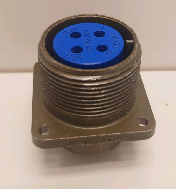 NEW OLD STOCK AMPHENOL 4PIN FEMALE CIRCULAR CONNECTOR MS3102A1810S eBay